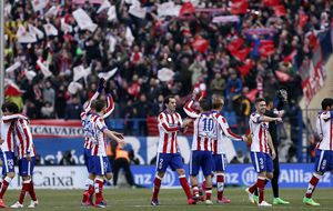 Las mejores imágenes del derbi entre Atlético y Real Madrid