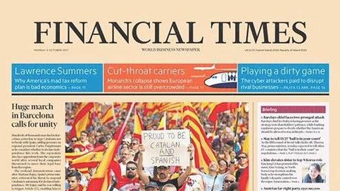 La manifestación en Barcelona por la unidad de España copa las portadas de la prensa
