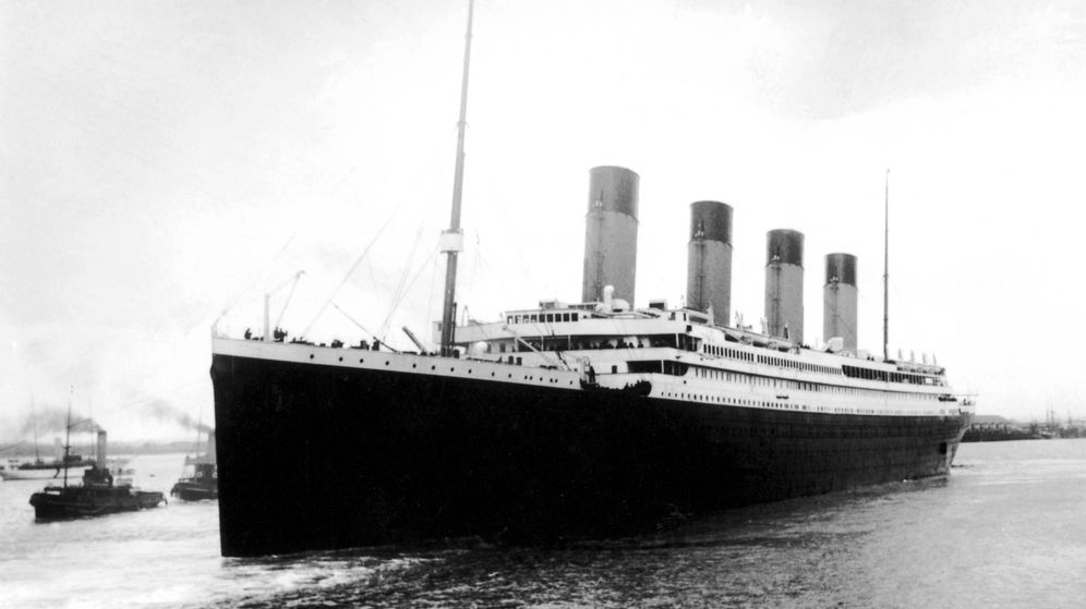 Foto: El Titanic zarpa desde Southampton hasta su destino. (Cordon Press)