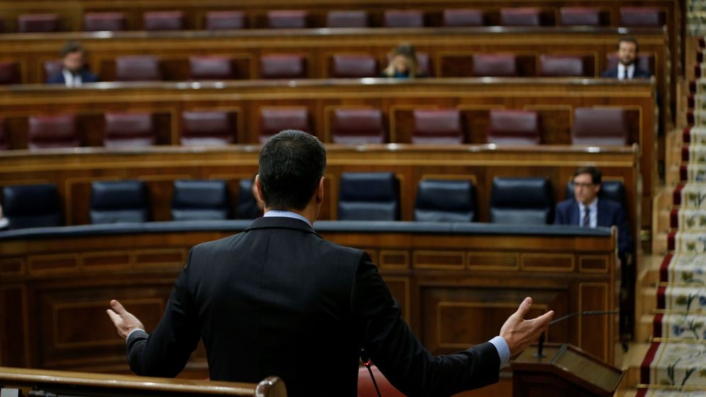 Foto:  El presidente del Gobierno, Pedro Sánchez (c). (EFE)