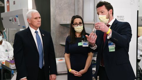 El vicepresidente de Trump visita sin mascarilla un hospital con enfermos de covid-19