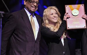 Shakira, artista del año por Harvard