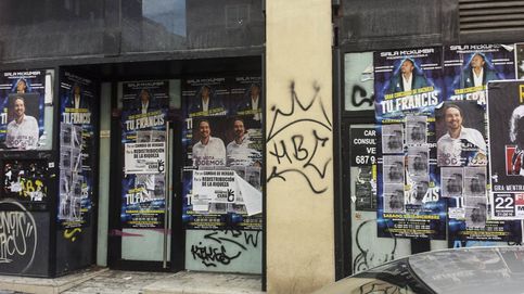 Carteles electorales en las calles de Madrid un mes después del 20-D