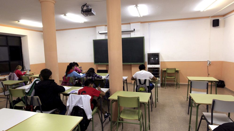Foto: Vista de una de las aulas del Instituto de EducaciÃ³n Secundaria (IES). (EC)