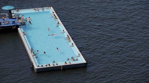 Una piscina en mitad del río, la forma con que Berlín combate el calor veraniego