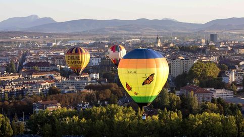 El mayor festival de globos aerostáticos del mundo visto desde el cielo