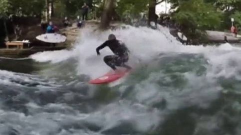 Quién dice que no se puede surfear en un río