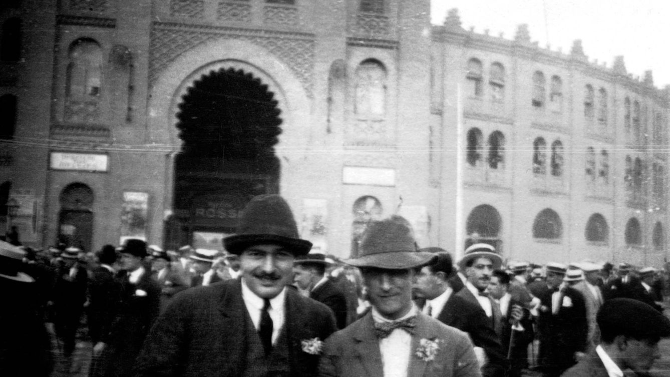 Foto: Imagen de Ernest Hemingway en Ronda (Málaga), en 1923.