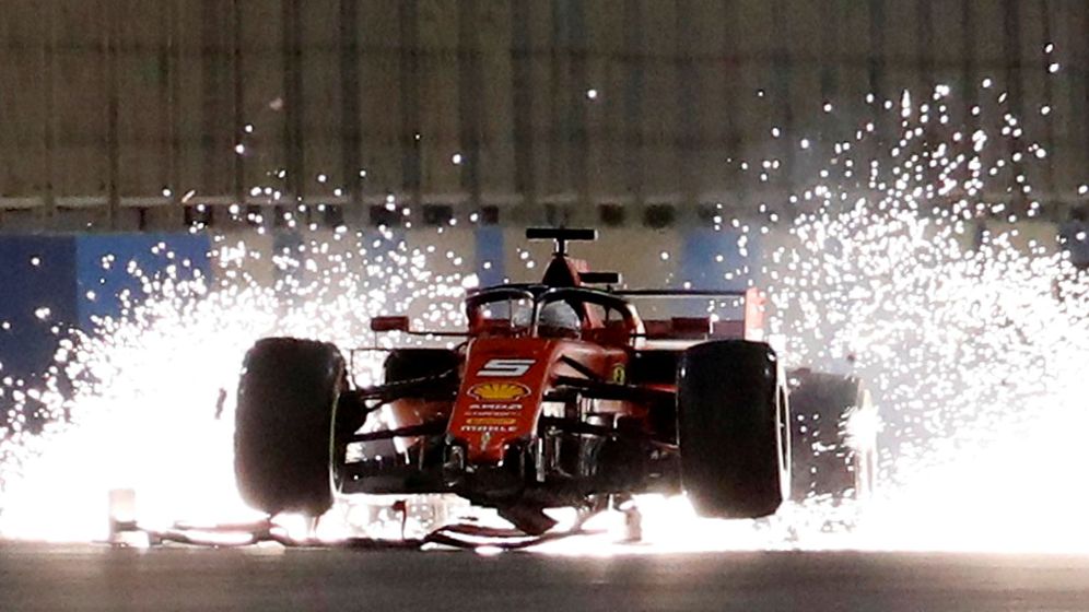 Foto: Vettel volviÃ³ a fallar con Ferrari. (Reuters)