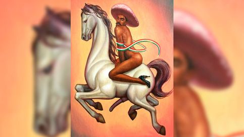 Una pintura de Zapata desnudo y con tacones desata la polémica en México