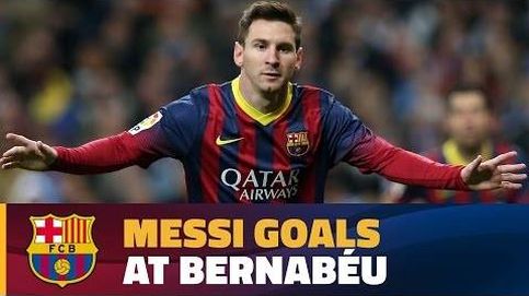Los mejores goles de Leo Messi en el Santiago Bernabéu