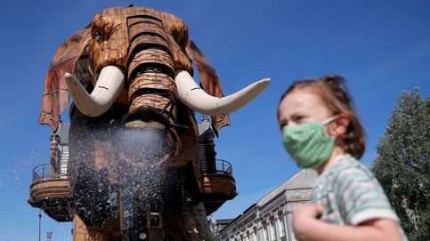 El elefante más famoso de Nantes vuelve a sorprender a los turistas tras la cuarentena