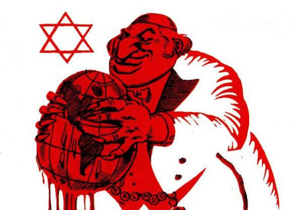 Foto: Caricatura antisemita.