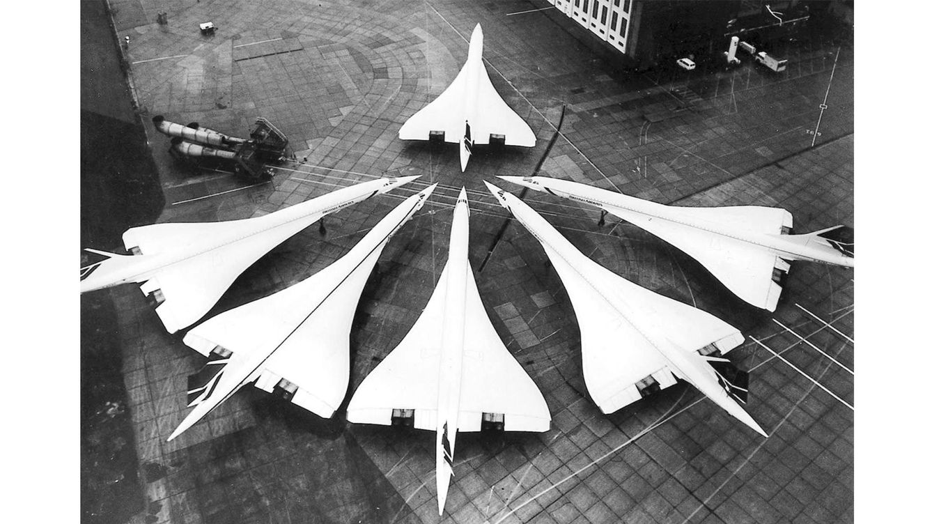 Foto: Imagen del Concorde en 1986. (Getty Images)