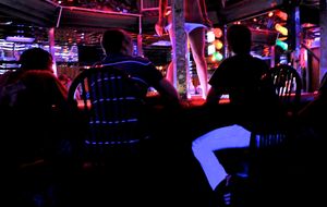 Dentro de un club de striptease de Tampa