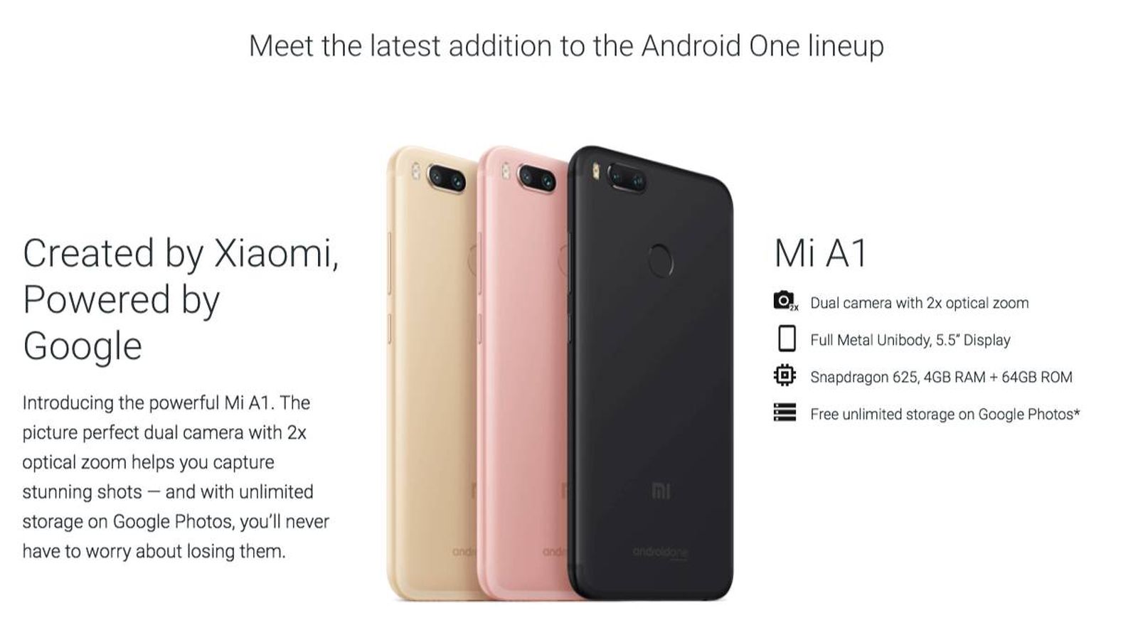 Pino Elaborar Profeta Xiaomi Mi A1, con Android puro y un precio rompedor