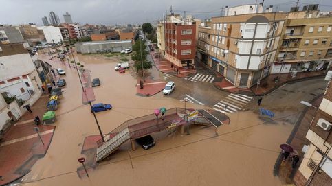 Las lluvias inundan el Levante y Murcia, en imágenes