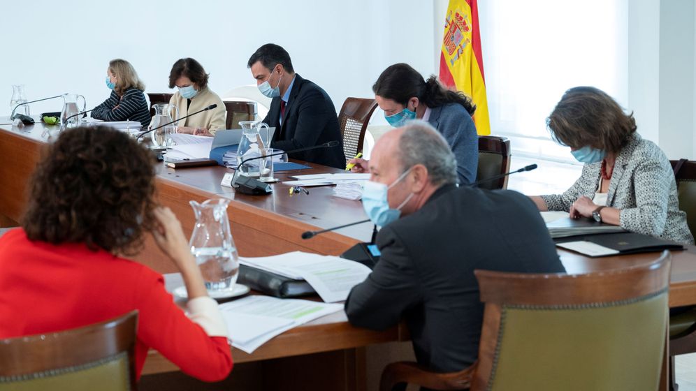 Foto: Reunión del Consejo de Ministros en Moncloa. (EFE)