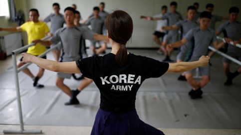 Clases de ballet para los soldados que vigilan la frontera entre las dos Coreas