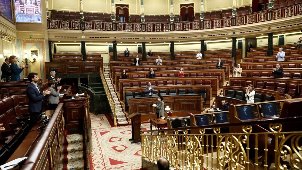 Foto: El Congreso de los Diputados, en su última sesión. (EFE)