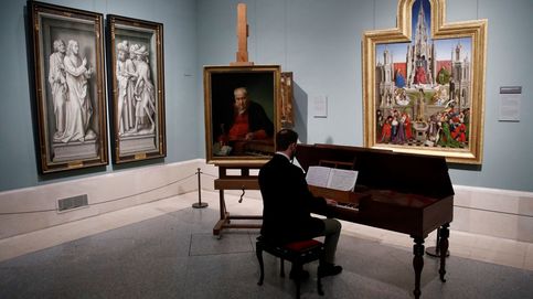 Celebración del día Del Florista y la primera zarzuela resuena en el Prado el día en fotos