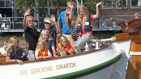 La familia real holandesa se despide de las vacaciones a bordo del Groene Draeck