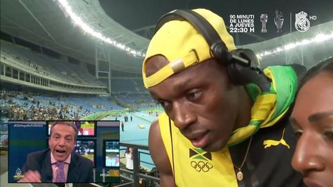 La 'flipada' de Usain Bolt tras escuchar a Cristobal Soria