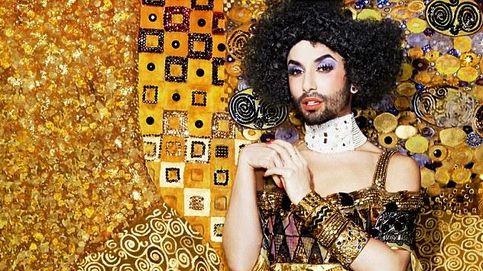 Conchita Wurst, una diosa dorada de Gustav Klimt