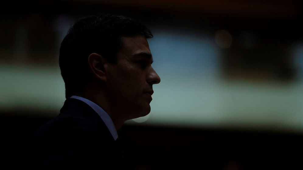 Foto: El presidente del Gobierno, Pedro SÃ¡nchez, durante una sesiÃ³n del pleno del Senado. (EFE)