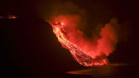 Así ha sido la llegada al mar de la lava del volcán de La Palma