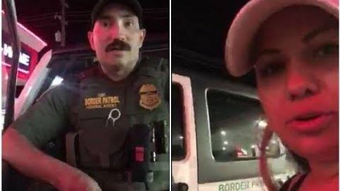 Un policía pide a dos estadounidenses que se identifiquen porque hablan español