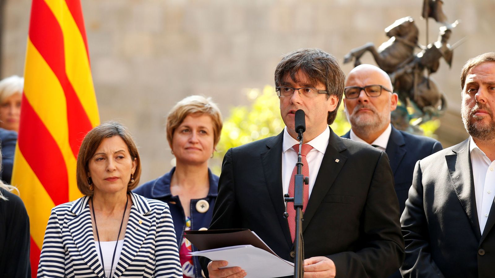 Banco Sabadell y Caixa Cataluña apoyan el proceso independentista.