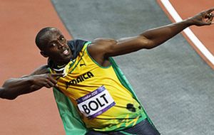 Bolt gana los 100 metros