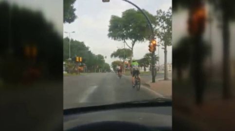 Indignación viral ante la conducta de un grupo de ciclistas