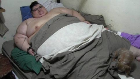 500 kilos: así es el hombre más gordo del mundo