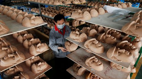 Aquí se fabrican máscaras de Trump al por mayor