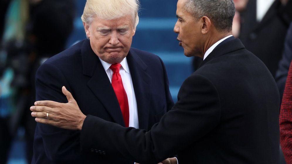 Foto: Donald Trump, junto a su predecesor, Barack Obama. (Reuters)