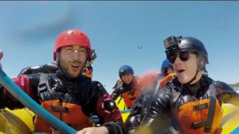 Ricciardo y Verstappen se lanzan al agua en Canadá