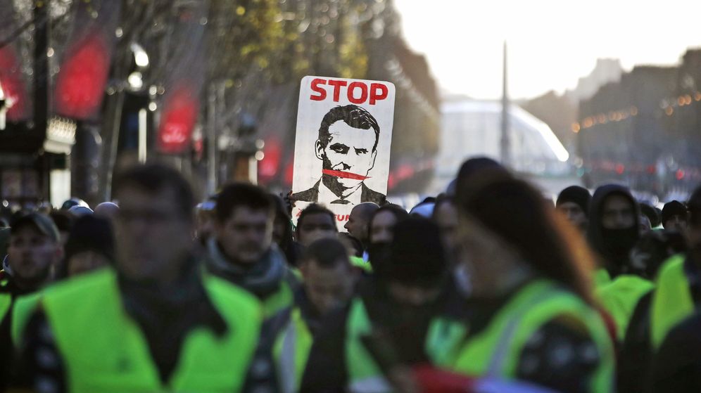 Foto: Protesta de los chalecos amarillos en Francia. (Reuters)