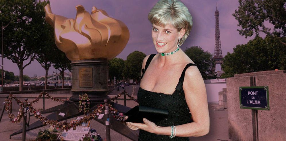 Foto: Diana de Gales en París en un fotomontaje elaborado por Vanitatis. 