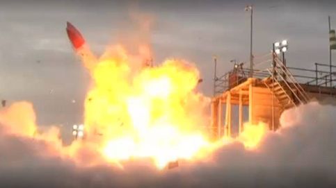 La espectacular explosión de un cohete japonés al fallar el despegue