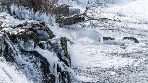 Las cataratas del Rin, congeladas, y celebración del Holi: el día en fotos