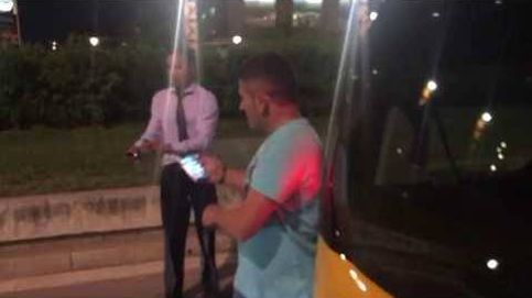 Pelea entre un taxista y un conductor de Cabify en Barcelona