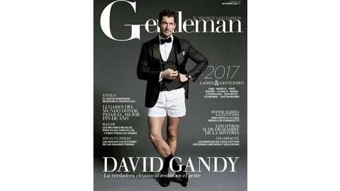 David Gandy, el mejor modelo del mundo, portada de Gentleman