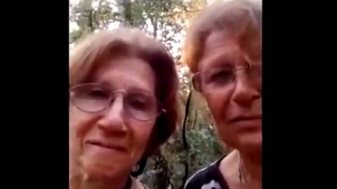 El divertido mensaje de dos abuelas perdidas en la selva para ser rescatadas