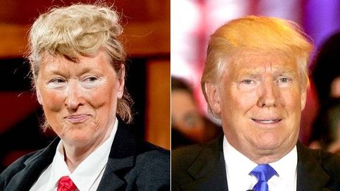 Con la cara naranja y una prominente barriga: así imita Meryl Streep a Donald Trump