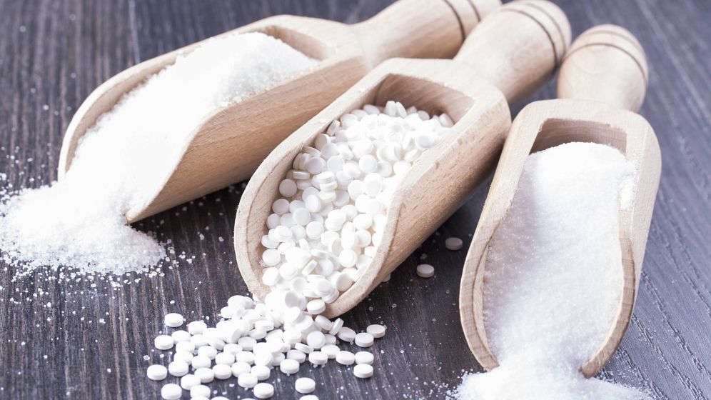 Foto: DifÃ­cil diferenciar el azÃºcar del aspartamo y de la sal. (iStock)