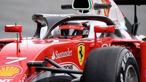 El nuevo 'halo' de la Fórmula 1 lo prueba Raikkonen en Montmeló