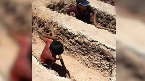 Jawad y Yazan, dos niños sepultureros de Siria