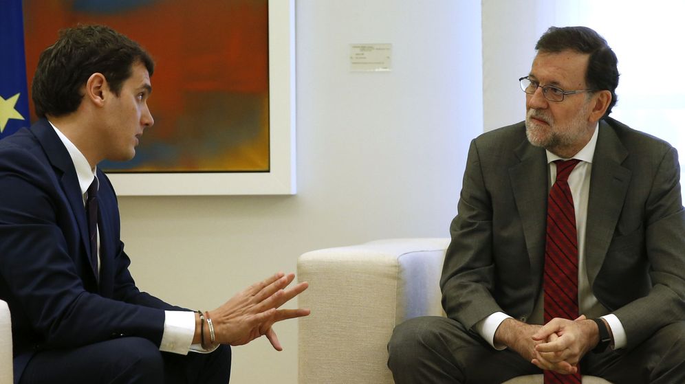 Resultado de imagen de fotos de Rajoy y Rivera